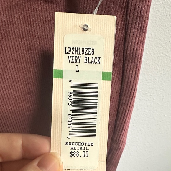 Nanette Lepore Velvet Leggings - Wine - Picture 3 of 12